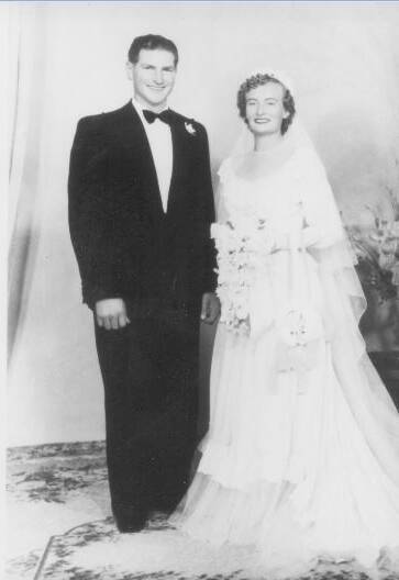 Wedding bells: Richard and Jean Hards will celebrate their 64th wedding anniversary two days after Richard turns 100. 