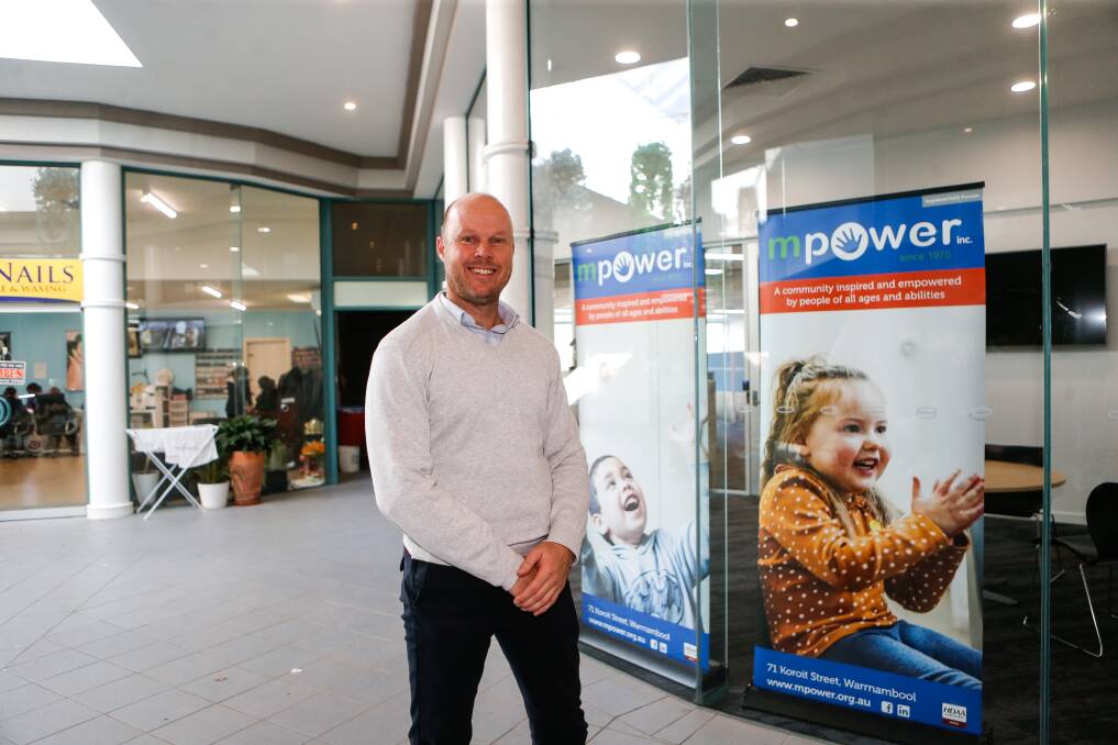 Expansion: Mpower chief executive officer Kevin Mills says the business needs to look for a new purpose built facility. Picture: Anthony Brady