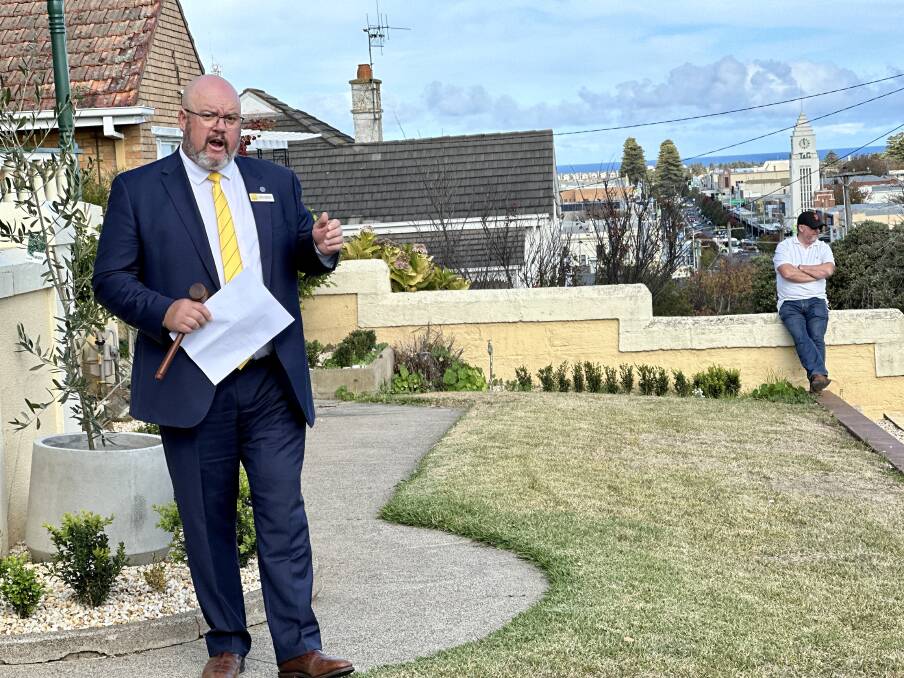 Ray White auctioneer Jason Thwaites said there were not many properties in Warrnambool where you could look out and tell the time from the T&G tower.