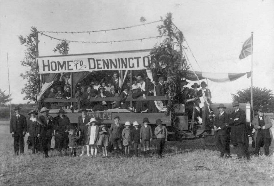 In 1919, at the end of World War I, Nestle's took truck loads of Dennington residents to Killarney for a picnic to celebrate the end of the conflict.