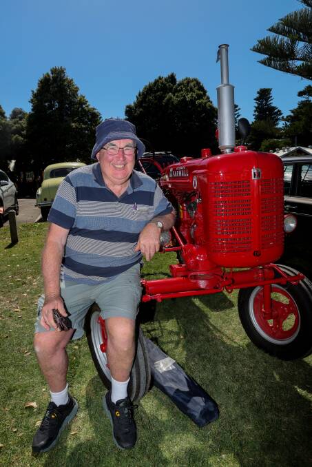 Barry Brody, of Koroit, restored an old 1947 tractor which gave him something to do during COVID-19 lockdowns. Pictures by Anthony Brady. 