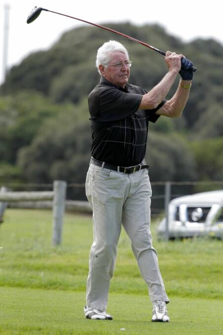 Pat Gleeson loved playing golf with his mates.