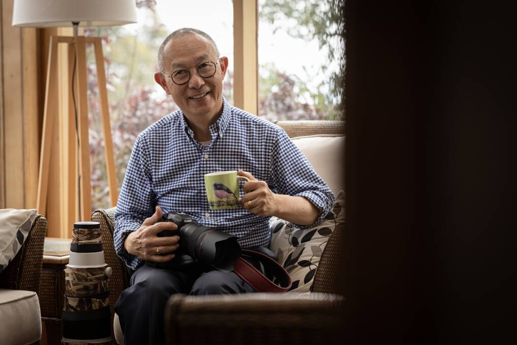 Perry Cho has been unable to take photos most of the year after having cataract surgery. Picture by Sean McKenna