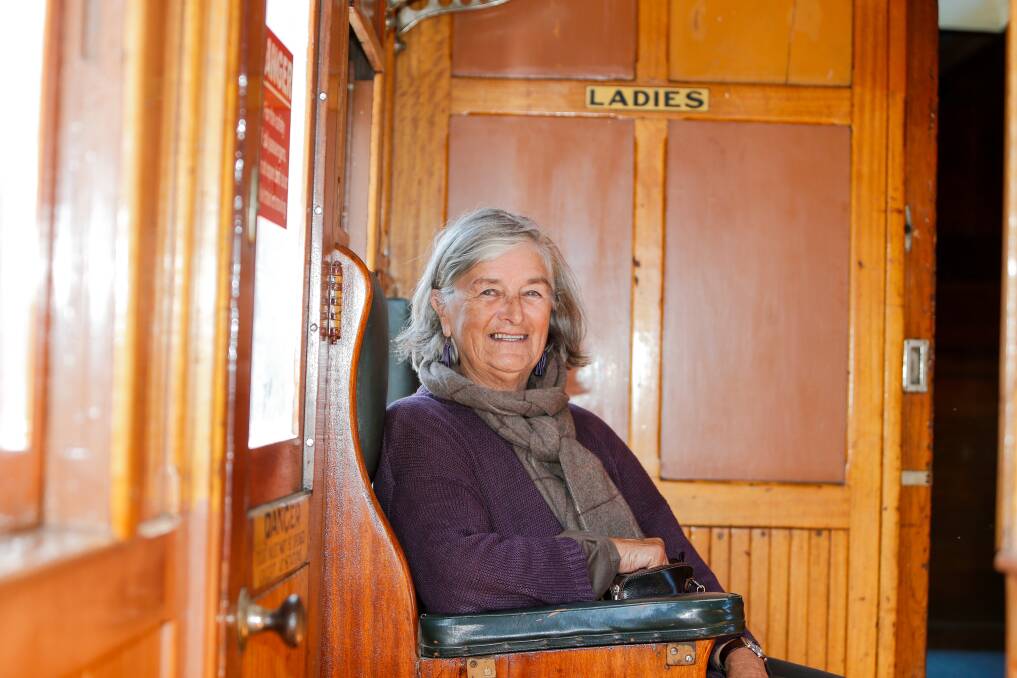 Margaret Lucas hopes an idea to restore vintage horse boxes is successful. Picture: Anthony Brady. 