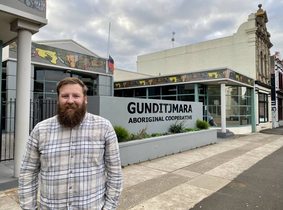 Revamp: Gunditjmara Aboriginal Cooperative acting chief executive officer Danny Pearson out the front of the Kepler Street building that will be turned into a medical hub.