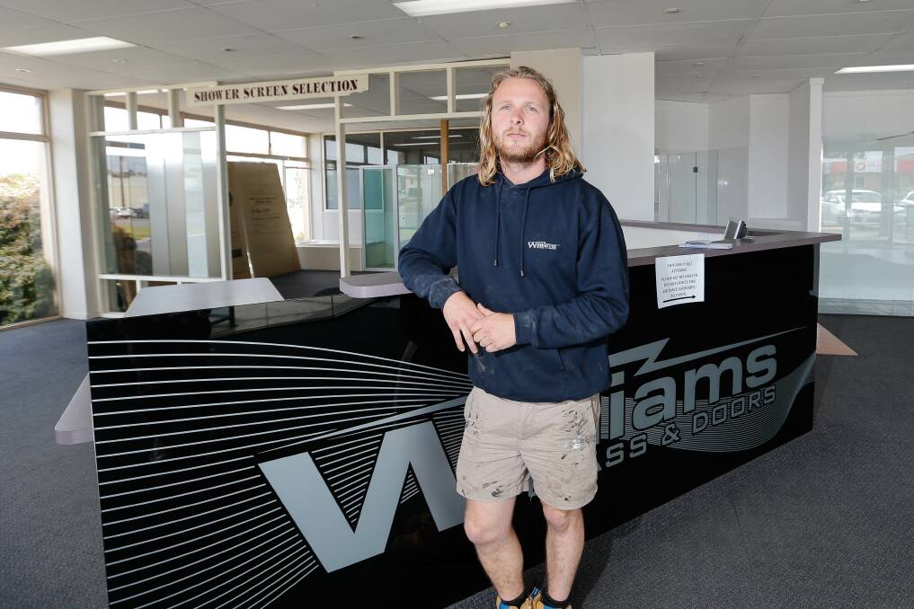 Success story: Joseph Dwyer has almost completed his apprenticeship he secured through Westvic Staffing Solutions' job creation campaign. Picture: Anthony Brady