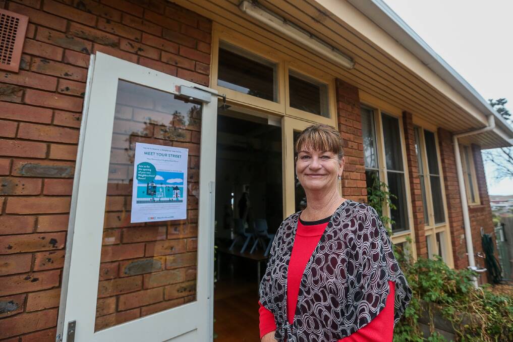 Reaching out: Neighborhood House coordinator Jill Bourke says they have been helping people during the COVID-19 pandemic despite the centre being shut. Picture: Anthony Brady