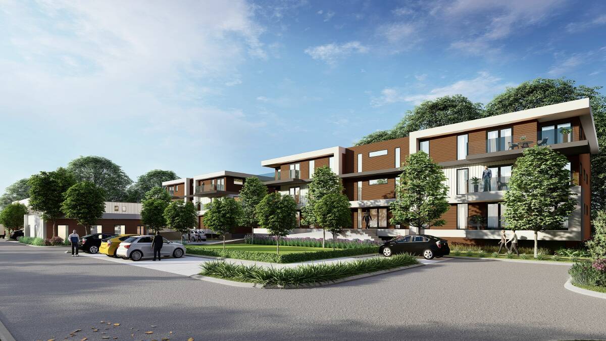 New village: A planned 93-apartment development opposite the shopping centre on Mortlake Road will include a medical centre.