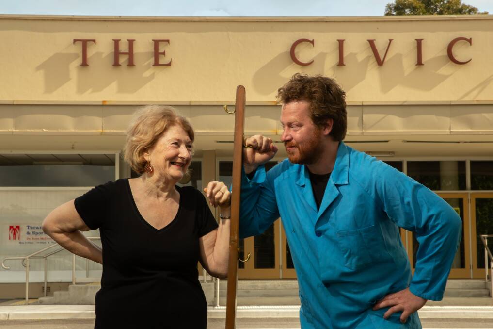 Marie Ewing and her son Peter are putting together a production based on the Ecklin General Store which was operated by her dad and uncle until the late 1990s. Picture by Chris Doheny