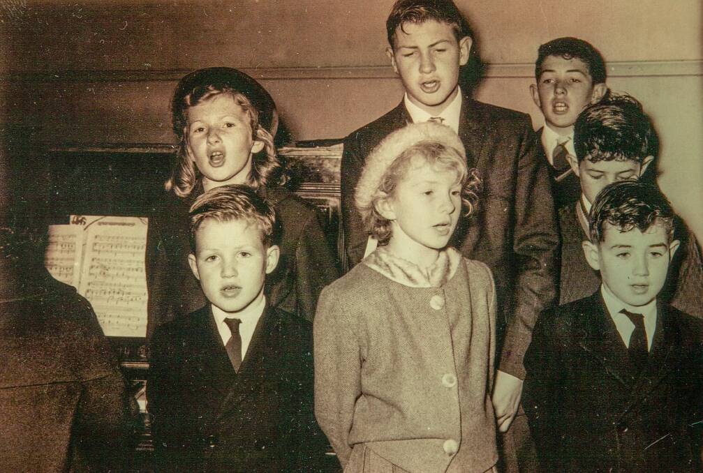 Marie Ewing, top left, came from a musical family.
