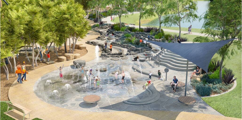 Green light: Councillors endorsed the awarding of tenders to create a water play space at Lake Pertobe.