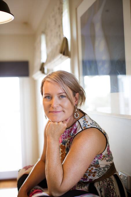 Warrnambool's Natalie Stevens has combined her artistic talents with property development to come up with a unique new concept for an environmentally friendly housing estate. Picture: Beth Jennings