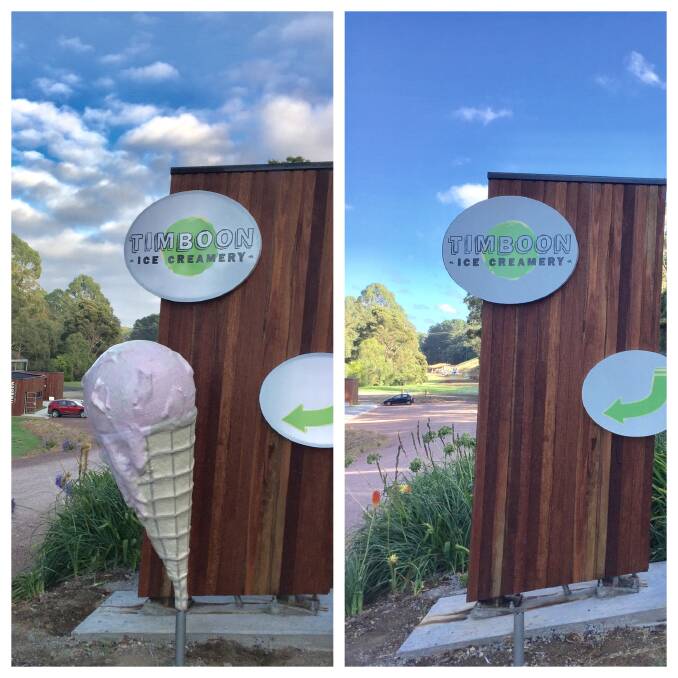 Have you seen this ice cream? It was stolen from the Timboon Ice Creamery.