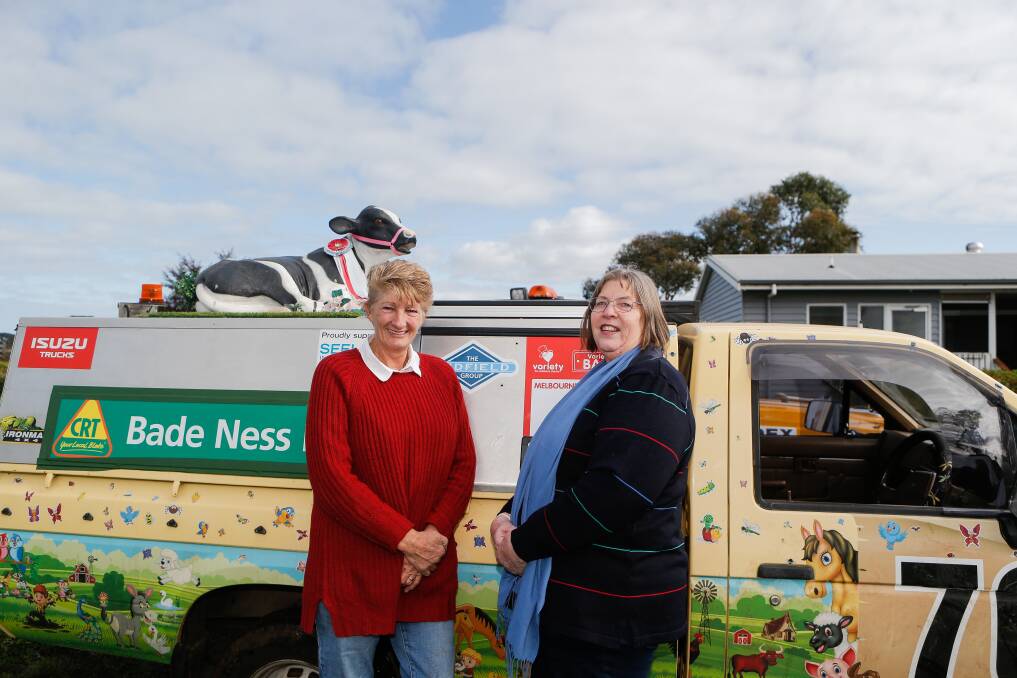 New friends: Cathy Anderson and Jill Mibus have teamed up to raise money for Variety Bash. Picture: Anthony Brady