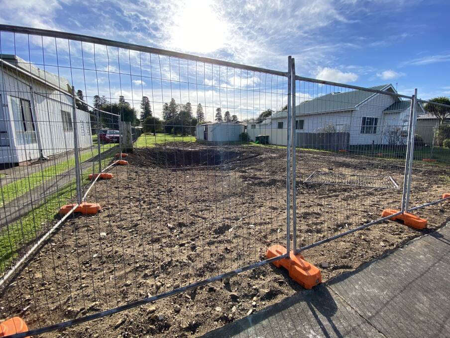 Gone: A derelict home on Merri Street has been demolished to make way for a proposed future housing development for pensioners which could be built sooner than planned.