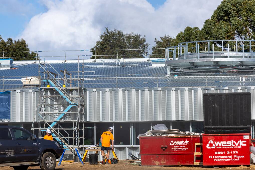 A hydrogen facility is under construction at Deakin University in Warrnambool. Picture file