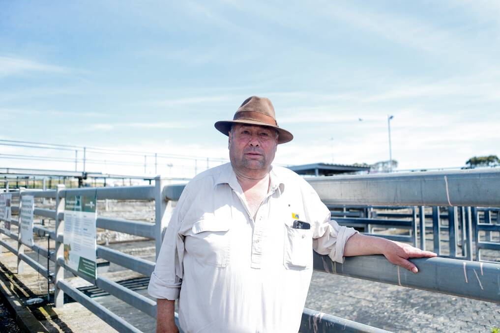 Andrew Wilson, from Greenham Meats, says he is disappointed the saleyards will close. Picture by Anthony Brady