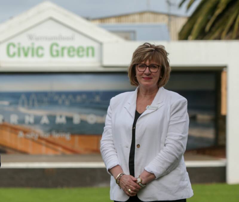 Temporary: Cr Debbie Arnott said she would step into the acting mayoral role in the short term but would not put her hand up to fill the top job for the next seven months.