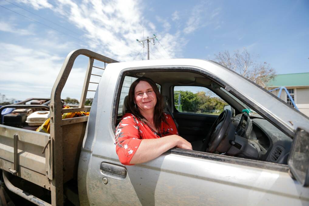 BUSY: Leigh Dwyer still works on the farm and runs a bobcat and excavator business.
