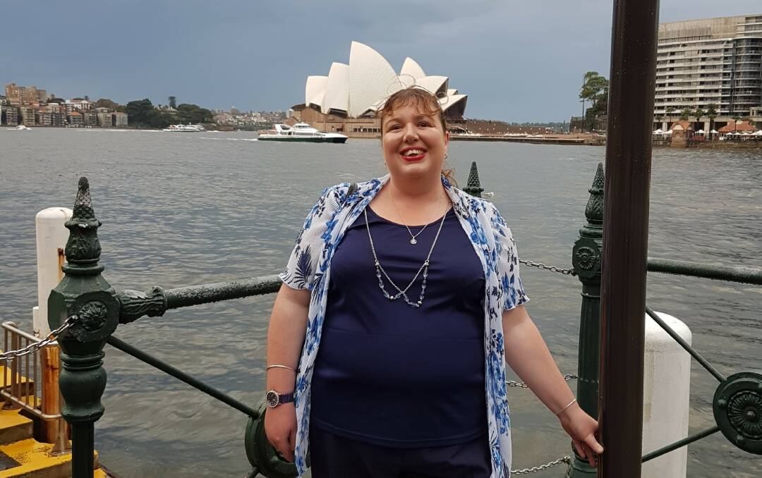 Speaking up: Beck Biddle's work with self-advocacy has taken her across the country, including Sydney.