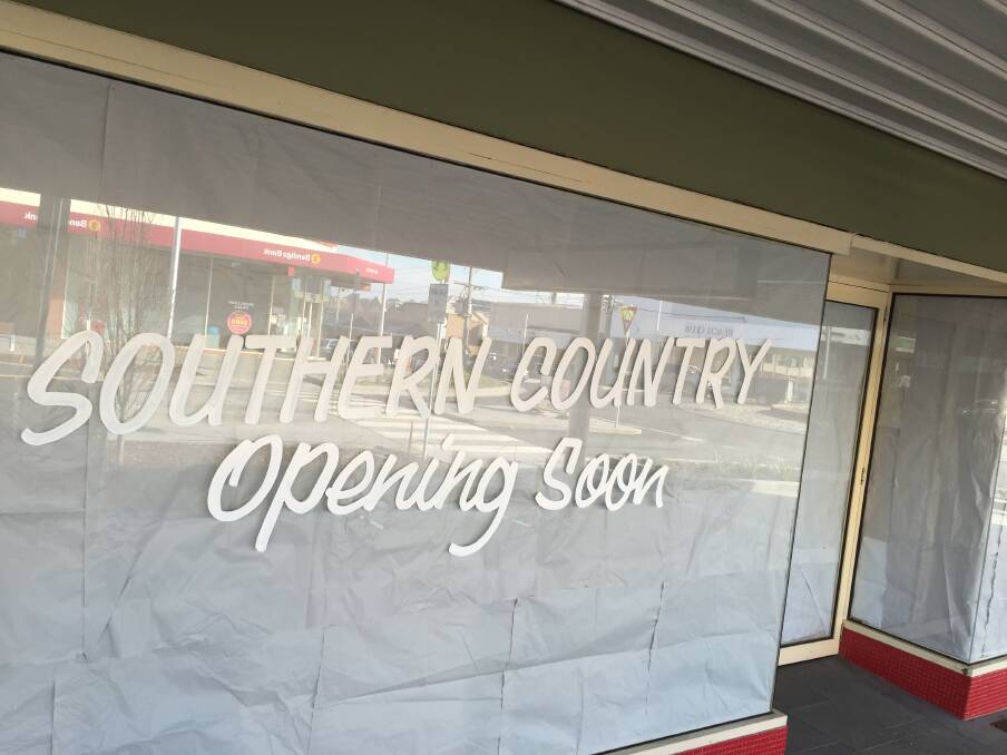 New store: Southern Country clothing store will open its doors in the next few weeks.