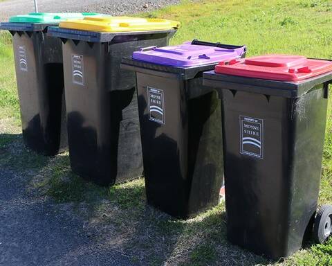 All in: The state government announced that all households across Victoria would have four bins.