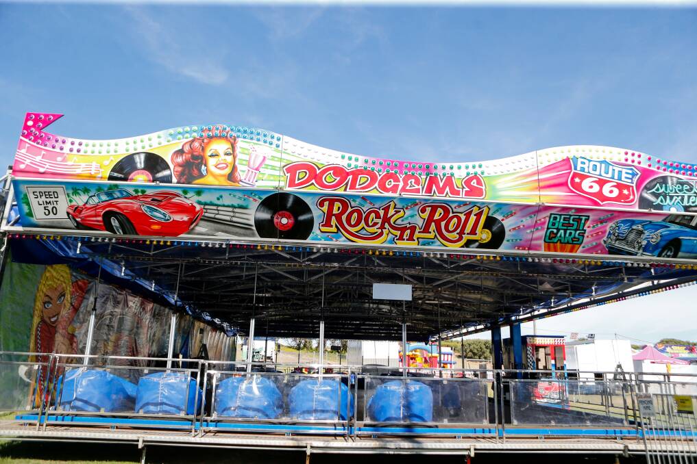 The dodgem cars make a return to the Warrnambool foreshore for Easter.