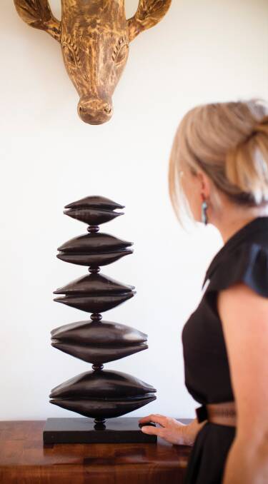 Grand designs: Sculptor Natalie Stevens has put her artistic flair to work in the business world. Picture: Beth Jennings