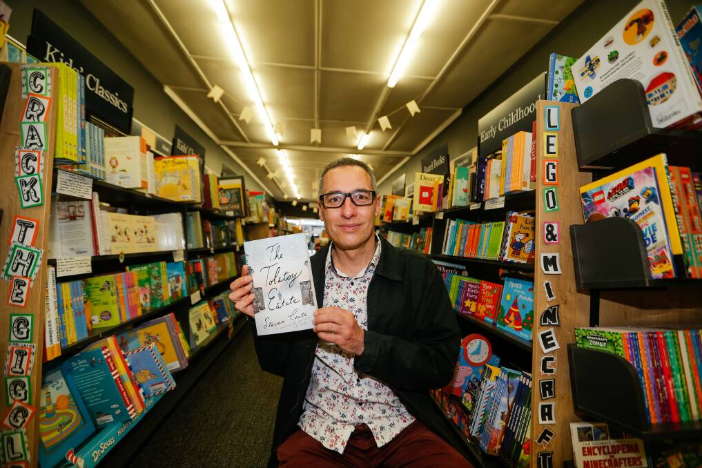 Author Steven Conte has launched his new book at Collins Booksellers in Warrnambool.. Picture: Anthony Brady 