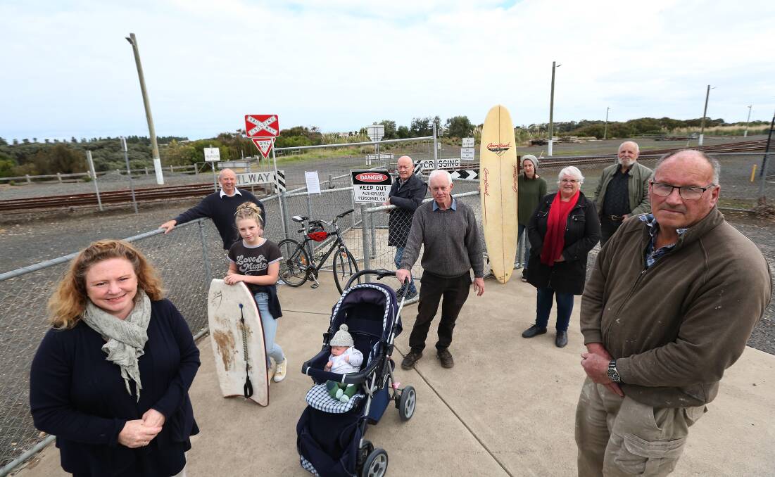Open it: South Warrnambool residents want the Gilles Street pedestrian crossing reopened while Cr Kylie Gaston presented a petition to state parliament calling for access to be reinstated.