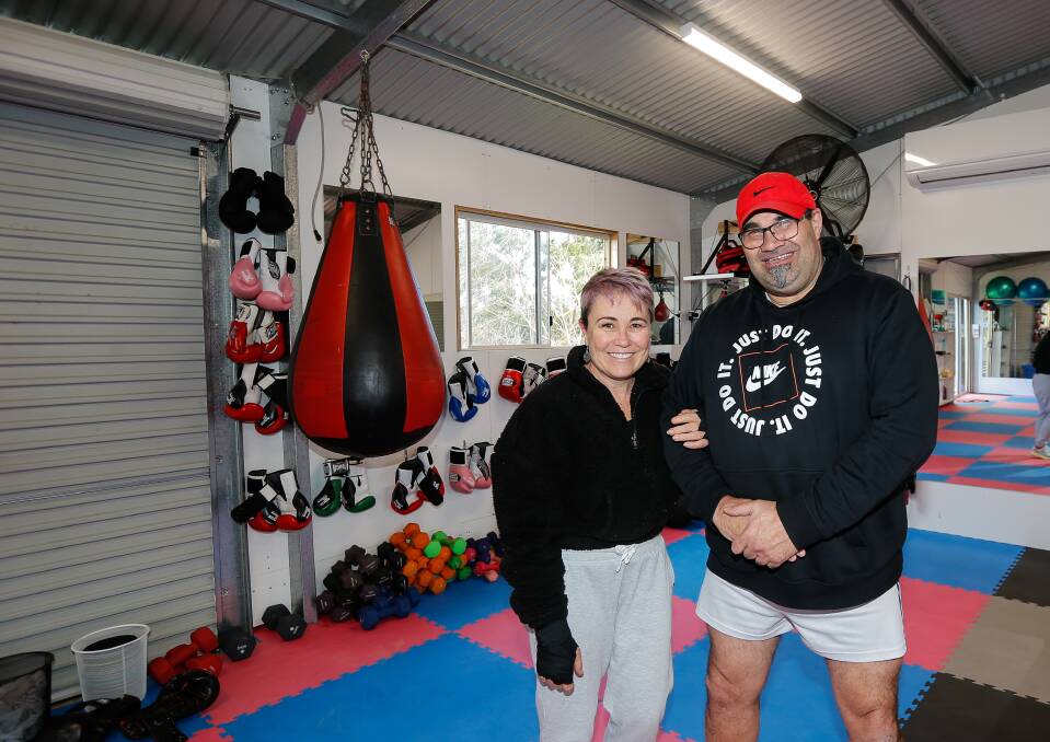 Tough times: Nikki and Bear Dixon are still counting the cost of the lockdowns but are trying to stay positive about the future of the business they have built over 15 years. Picture: Anthony Brady 