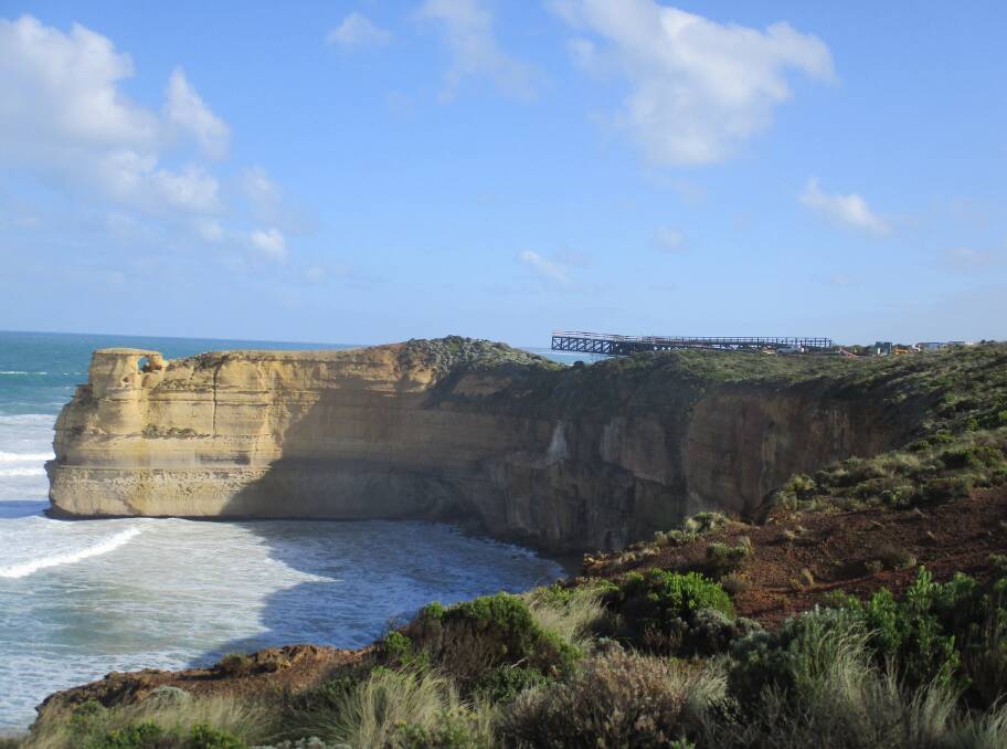 A view of the new platform at the Twelve Apostles. Would you pay to visit the iconic site? Picture by Marion Manifold