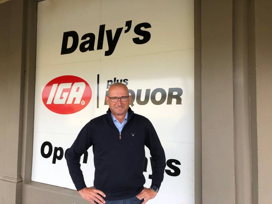 Welcome news: IGA supermarket co-owner Peter Daly said the expansion would be good for Koroit.