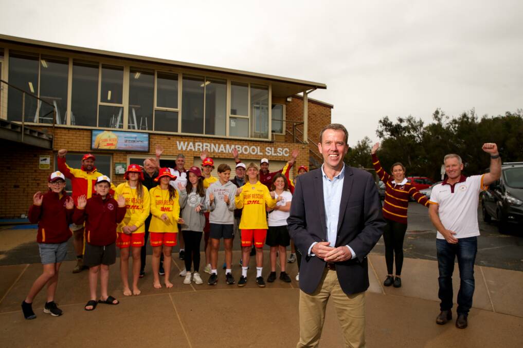 Commitment: MP Dan Tehan has promised $6 million for a new surf club in Warrnambool. Picture: Chris Doheny