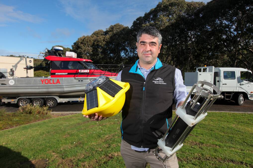 Associate Professor Daniel Ierodiaconou says they were unable to launch their research vessel at the new Warrnambool boat ramp this week. File picture
