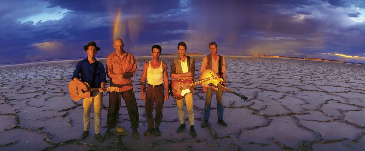Ken Duncan captured this iconic shot of Midnight Oil for Rolling Stone magazine which won an award where the prize was a real diamond. 