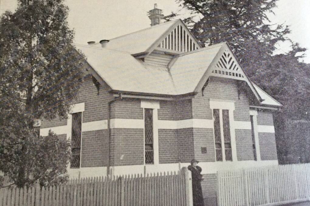 Healing: A picture of the Presbyterian church Sunday school hall that was converted to an isolation hospital during the 1919 pandemic. Picture: 'Thomson Memorial Church: These Five and Seventy years' book.