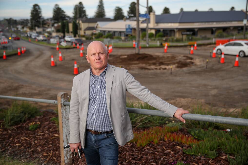 Call for action: Former councillor Peter Hulin wants to see zebra crossings included at the new Banyan Street roundabout. Picture: Morgan Hancock