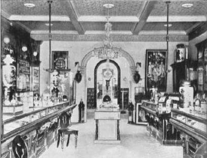 Inside Kennedy's Drug Store in Warrnambool. Picture by State Library of Victoria
