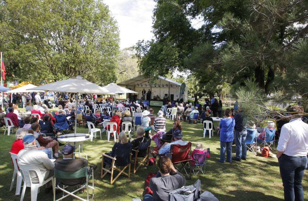 Australia Day in the gardens is no more, and the citizenship and awards will be presented on January 23rd this year at the Lighthouse Theatre. Picture file