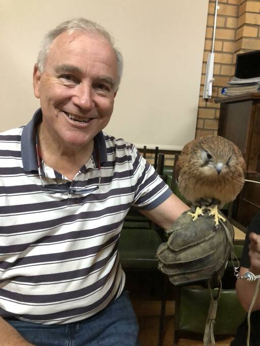 Research: Rob Wallis has taken a keen interest in Australia's wildlife.