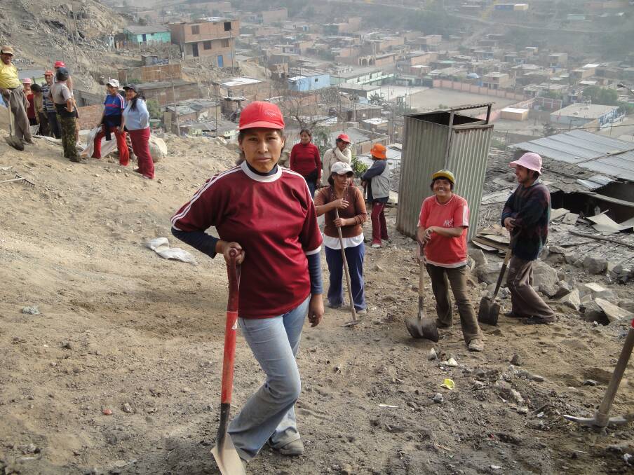 Crowded: More than eight million people live in the Peruvian capital Lima - a city with a footprint the size of Geelong.