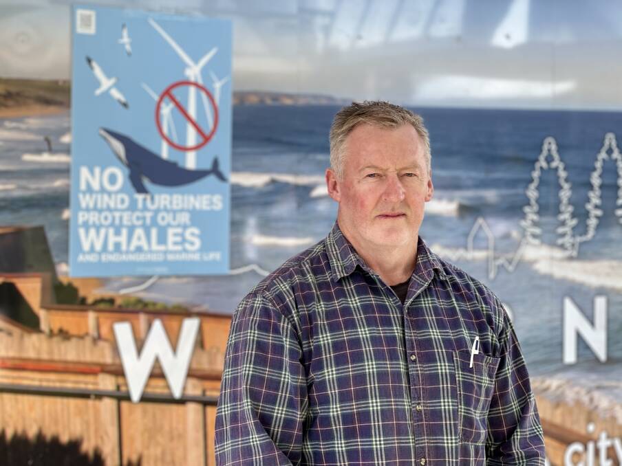 Rock lobster fisherman Gary Ryan says it is time to push back and make a stand against offshore windfarms. Picture by Katrina Lovell