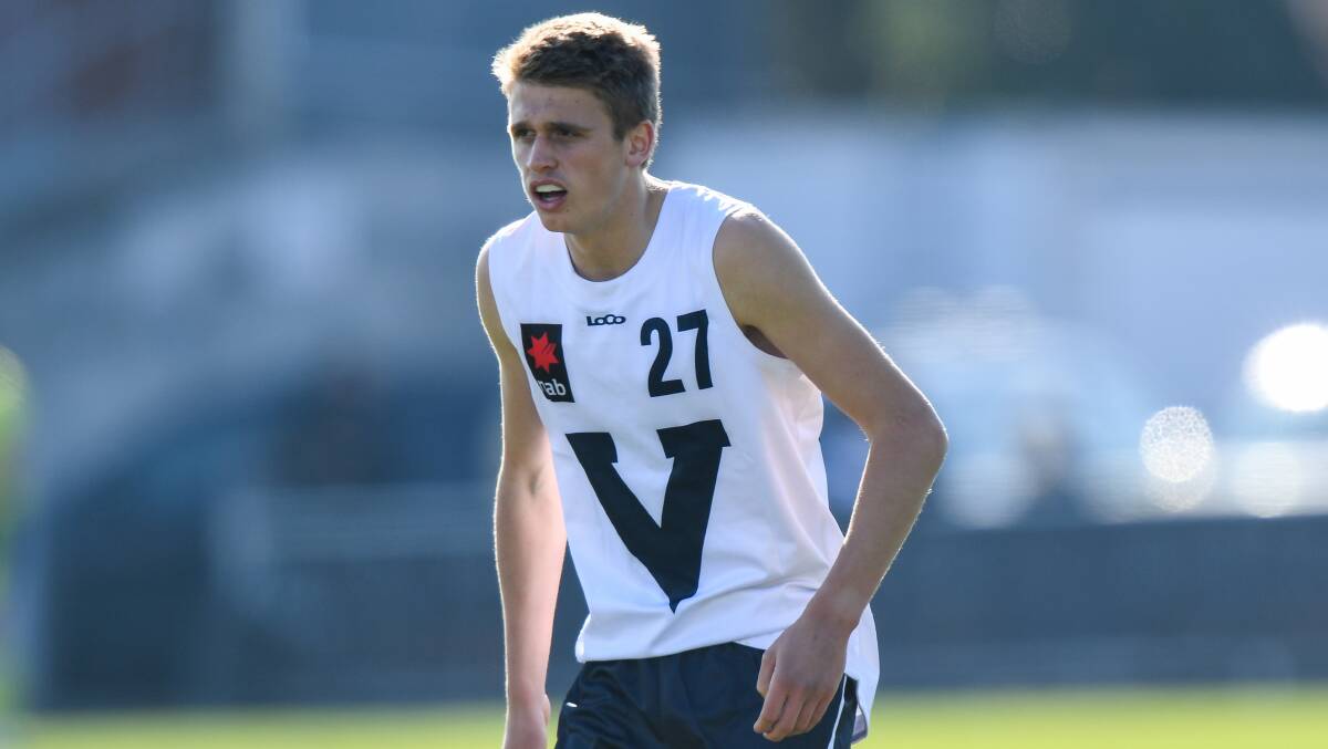 GOOD TEST: Camperdown's Hamish Sinnott has been invited to the AFL draft combine. Picture: Morgan Hancock