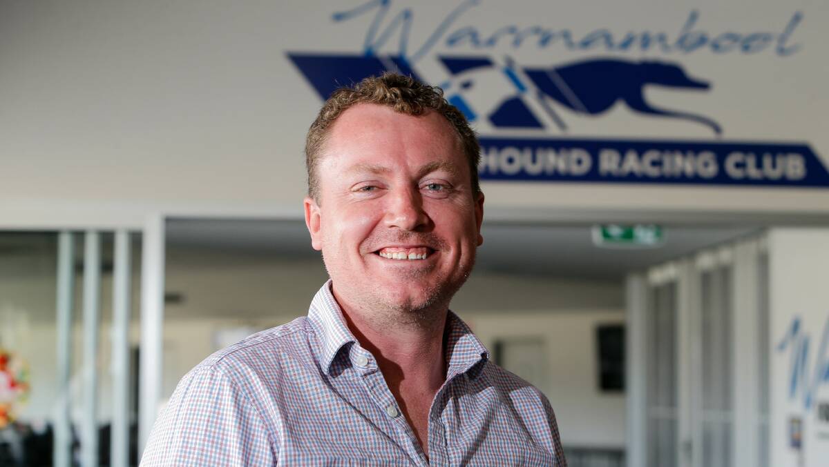 EXCITED: Warrnambool Greyhound Racing Club manager Craig Monigatti. Picture: Anthony Brady