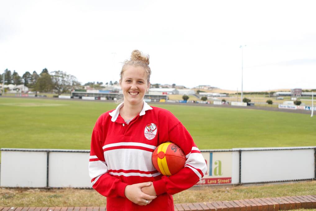 TOP OPPORTUNITY: South Warrnambool's Lucy Jones has been selected to play for Greater Western Victoria Rebels. Picture: Anthony Brady