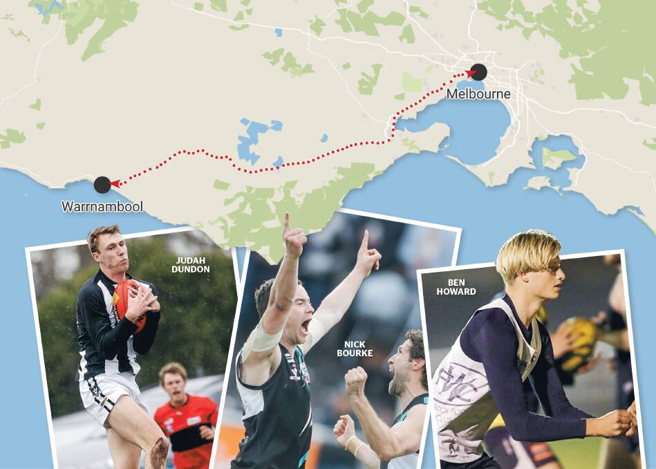 ON THE ROAD: There are still several Hampden and Warrnambool and District league players travelling despite a decrease on recent years. 