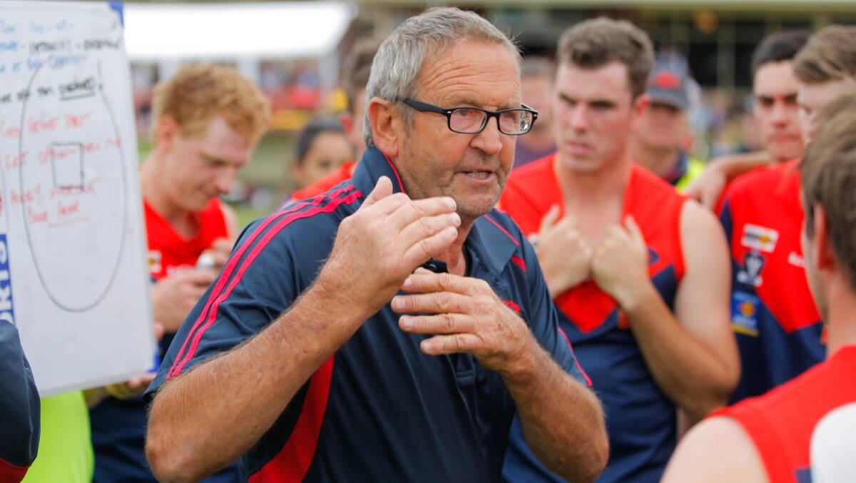 THINKER: Former Timboon Demons coach and president Mick Hunt says safety must come first if the Warrnambool and District league returns to play in 2020. Picture: Morgan Hancock