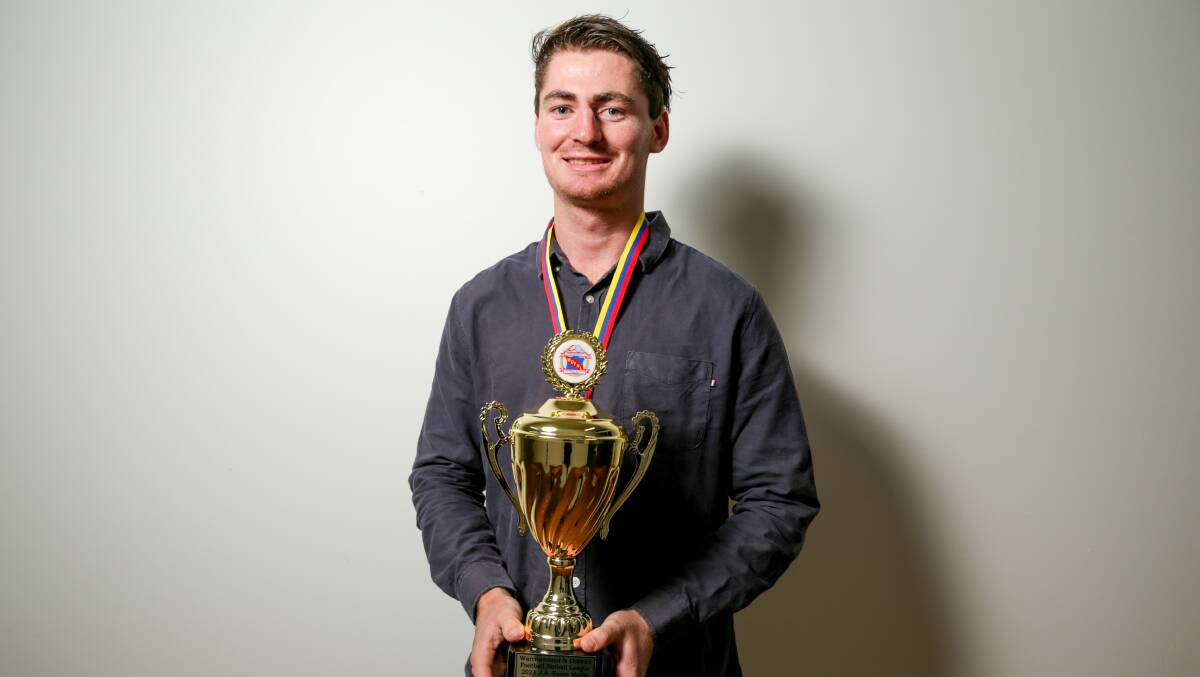 STAR: Nirranda's Scott Carlin was crowned J.A. Esam medallist on Thursday night. Picture: Nick Ansell