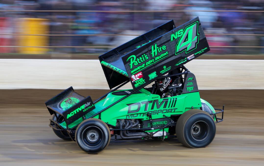 READY TO GO: Ian Madsen competes in the 2020 edition of the South West Conveyancing Grand Annual Sprintcar Classic. Picture: Morgan Hancock